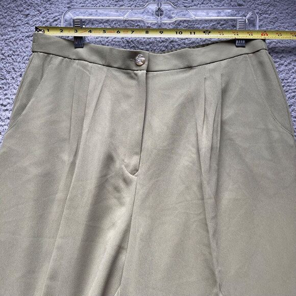 Golden Rose Collection Pants Womens Size 17 Green Dress Slacks - Picture 3 of 12
